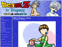 Tablet Screenshot of dbzindiapers.com